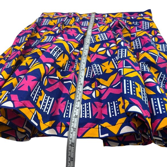 Francis + Benedict Handmade African Printed Full Skirt Multicolor M Maximalist - Picture 8 of 8
